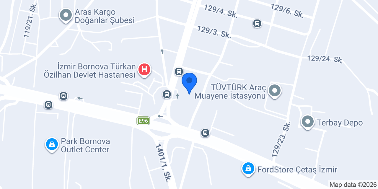 Würth Satış Mağazası konumu