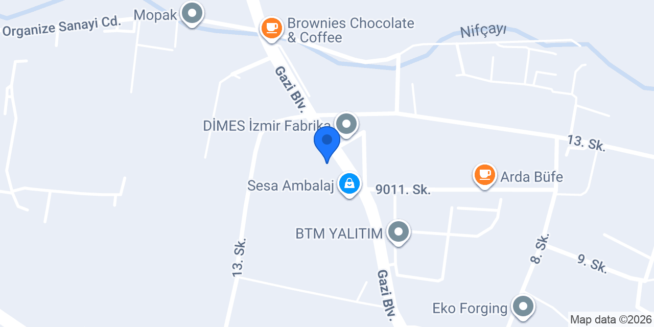 Ege Karton Ambalaj konumu