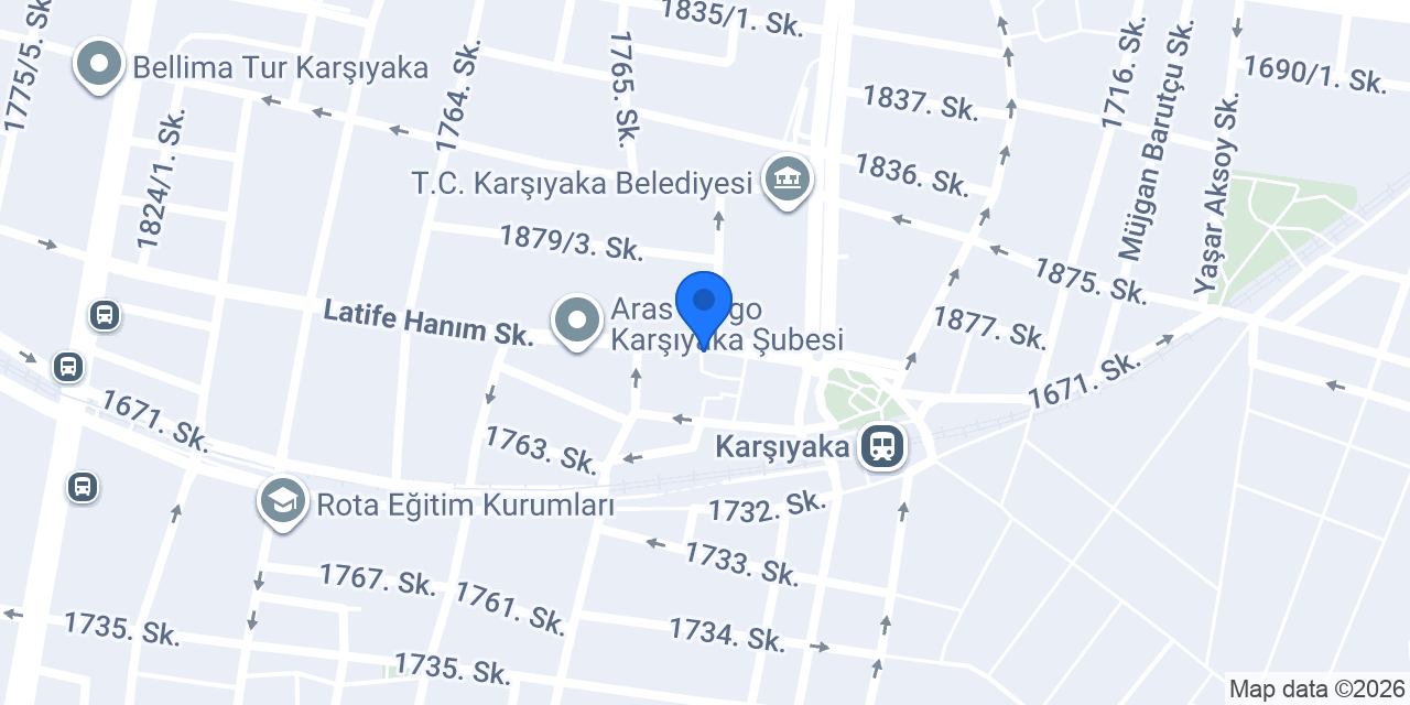 Latife Hanım Köşkü Kafe konumu