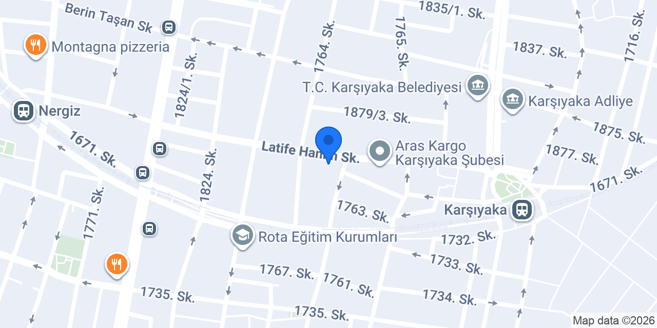 Renk Karşıyaka konumu