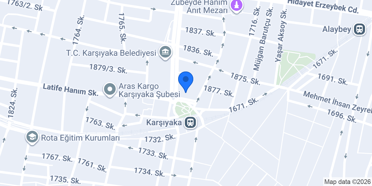 Karşıyaka Vergi Dairesi konumu