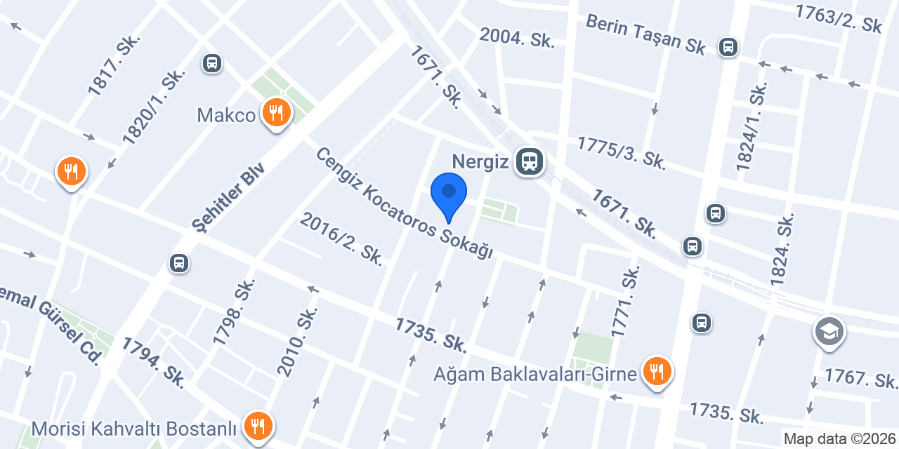 İzmir Tadilat Ofisi konumu