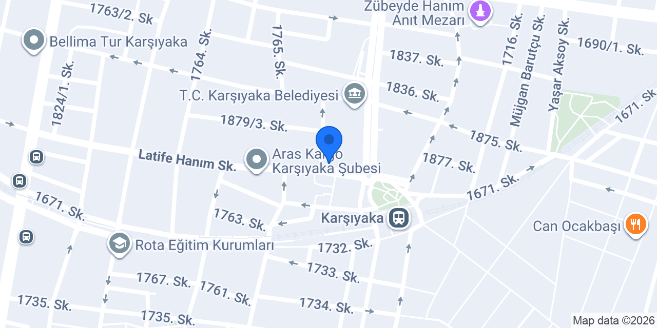 Karşıyaka Bilim Akademi konumu