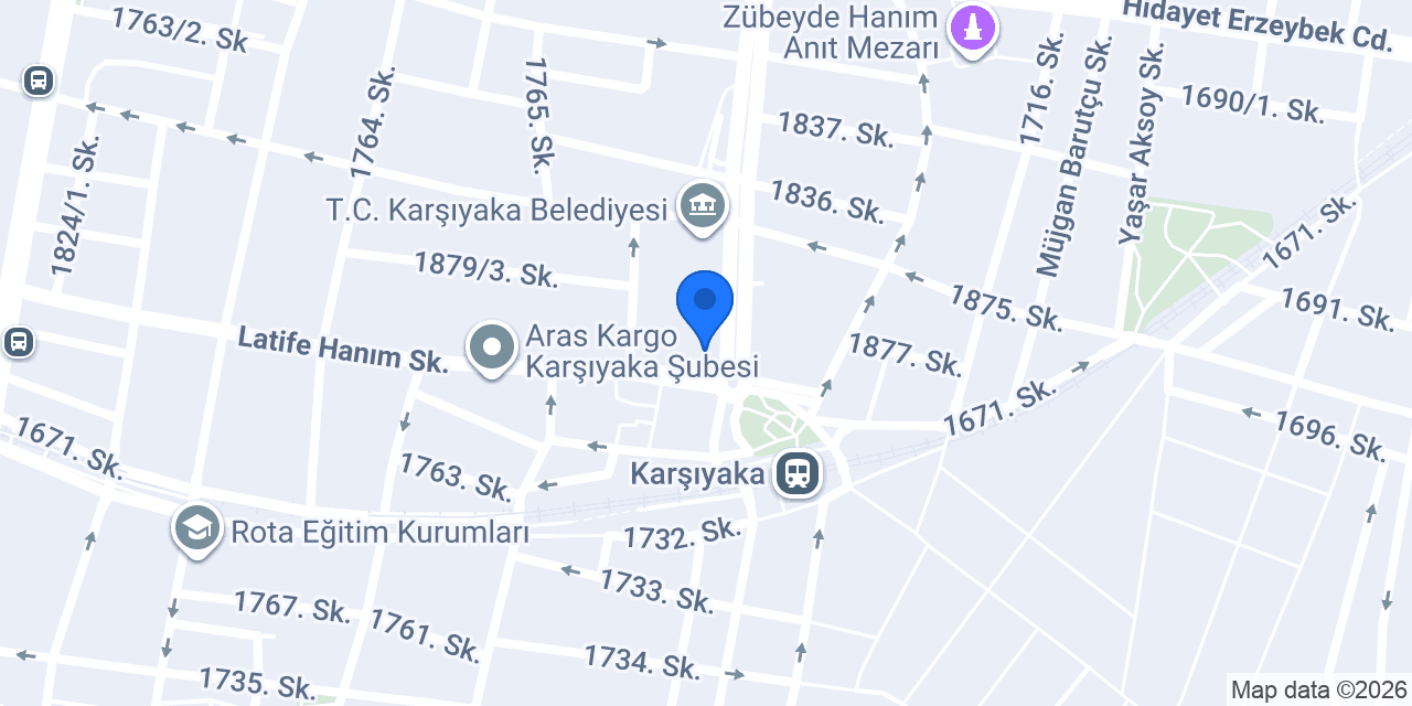 Sema Sürücü Kursu konumu