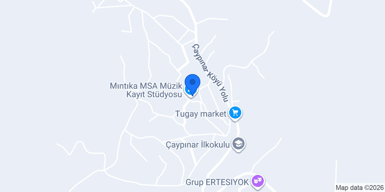 Mıntıka MSA Müzik Kayıt Stüdyosu konumu