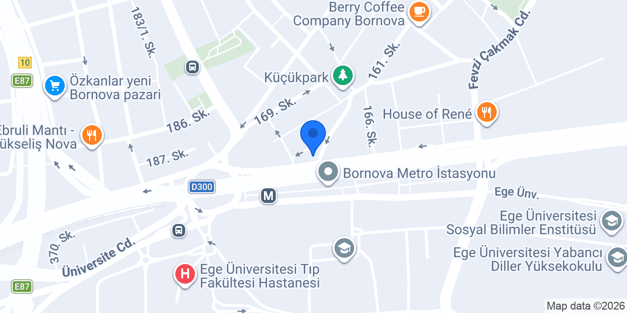 Baks Bakery & Snacks Bornova konumu