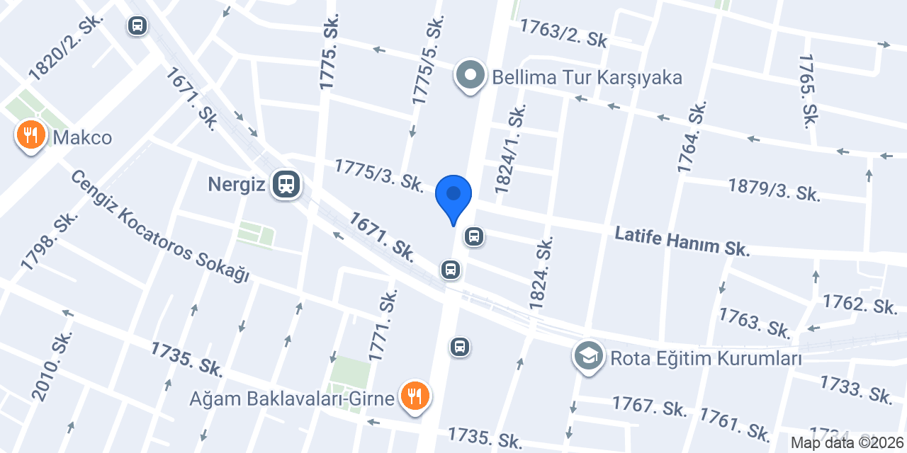 Karşıyaka Ezgi Büfe konumu