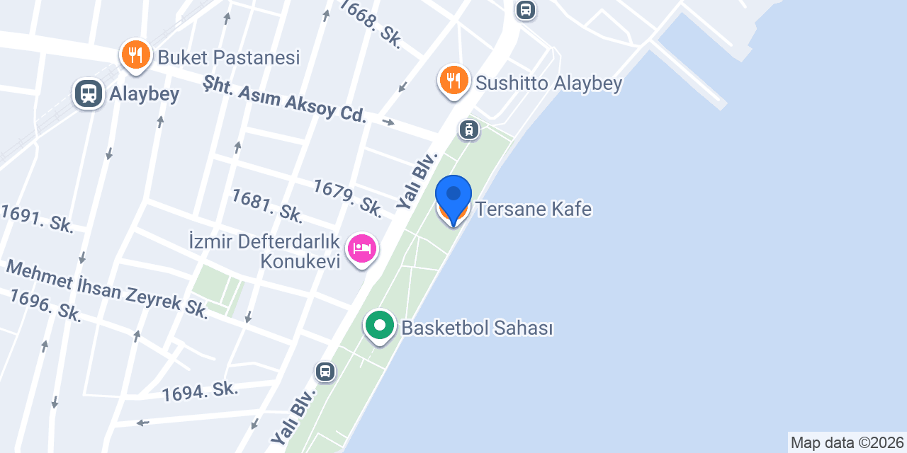 Tersane Kafe konumu