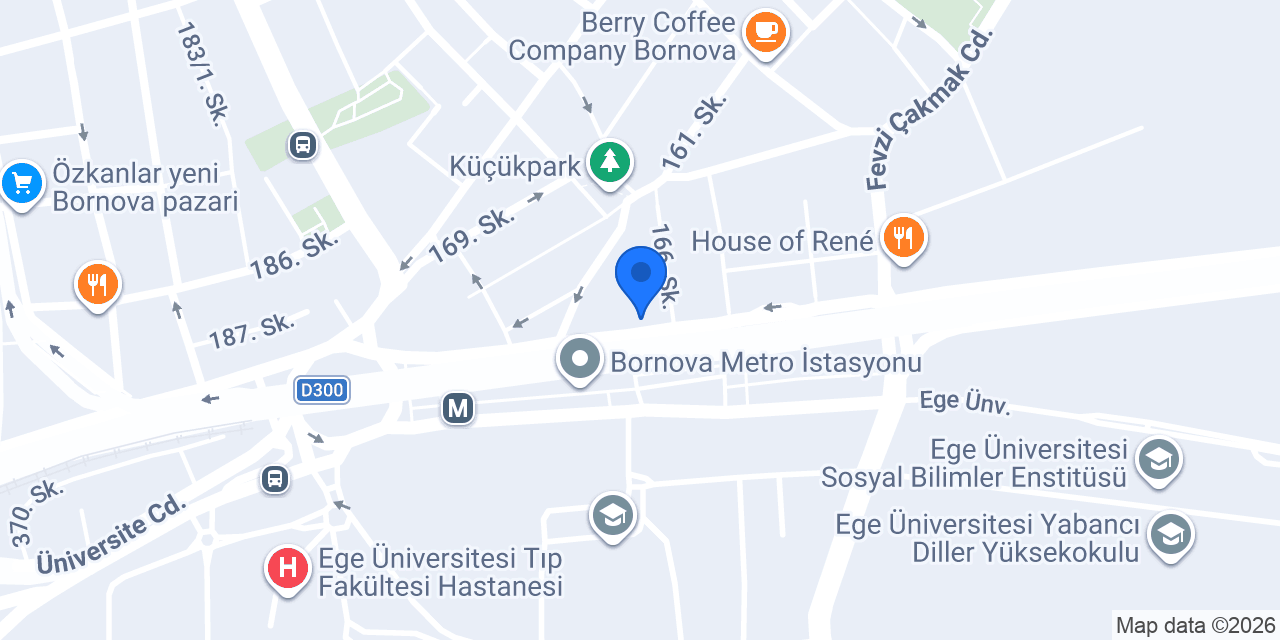 Tatimren Bornova konumu