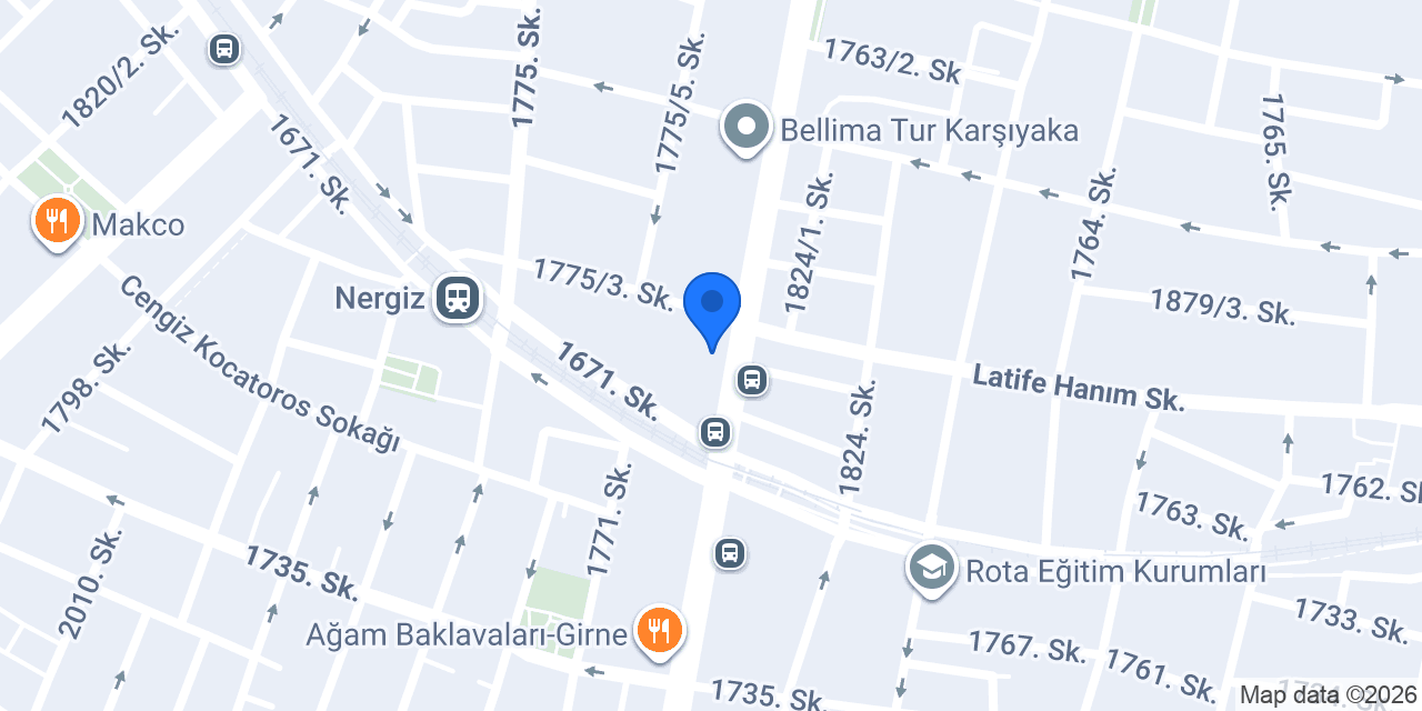 Şirin Çiçekçilik konumu