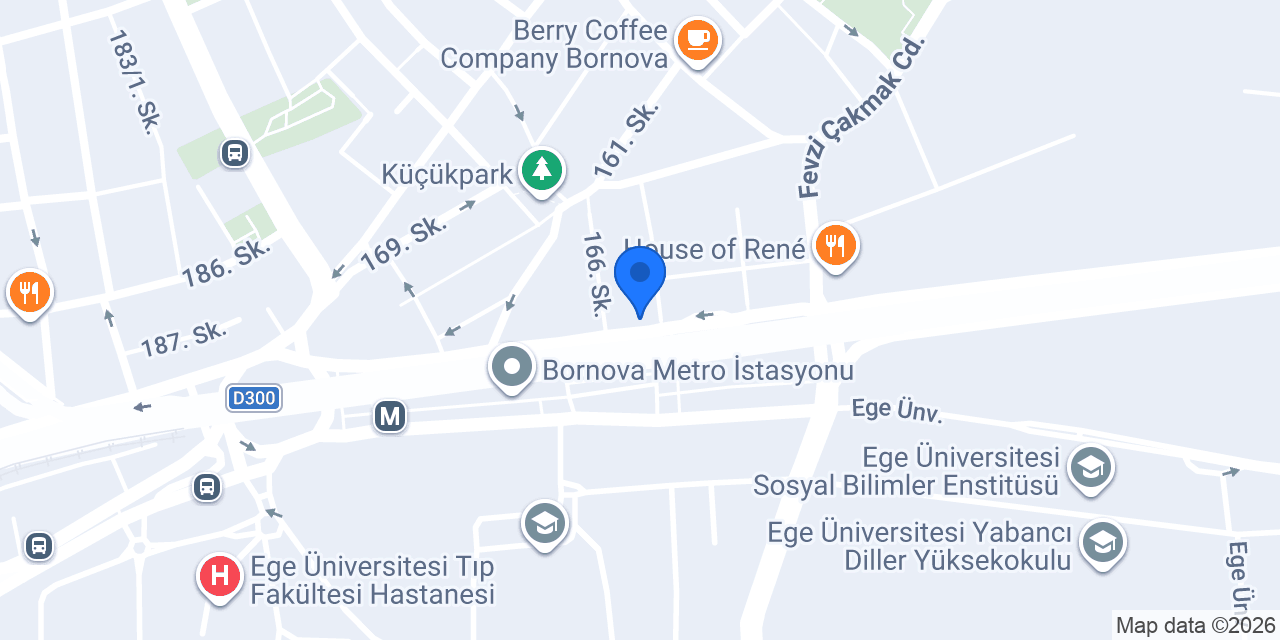 Palme Kitabevi Bornova - izmir konumu