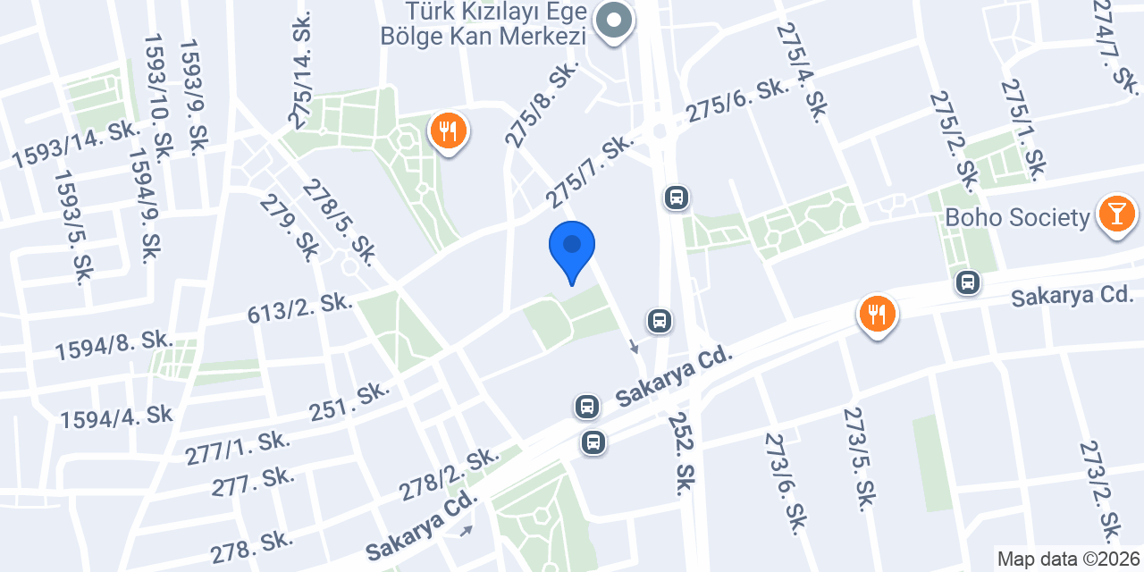 EGE 35 GECE BOYOZCUSU konumu