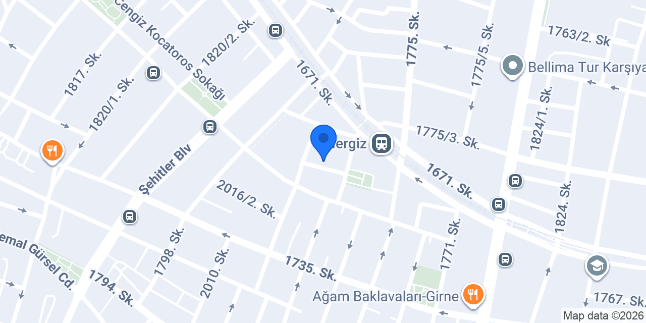 Mavi Ege Kişisel Gelişim Kursu konumu