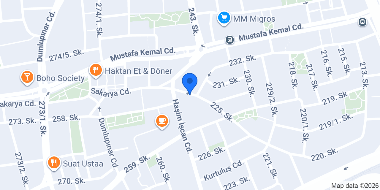 Favori Erkek Kuaförü konumu