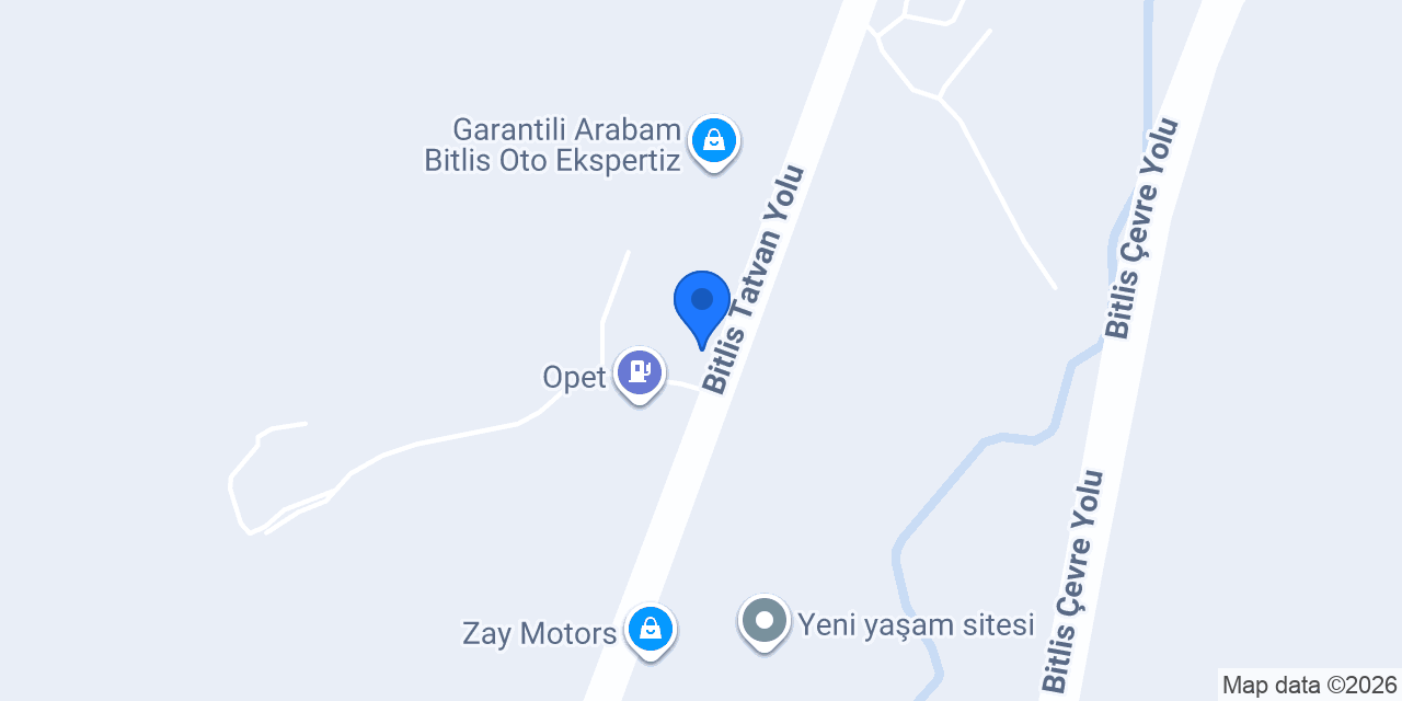 Bitlis Akın Evkur Sıfır ve 2.el Dünyası konumu