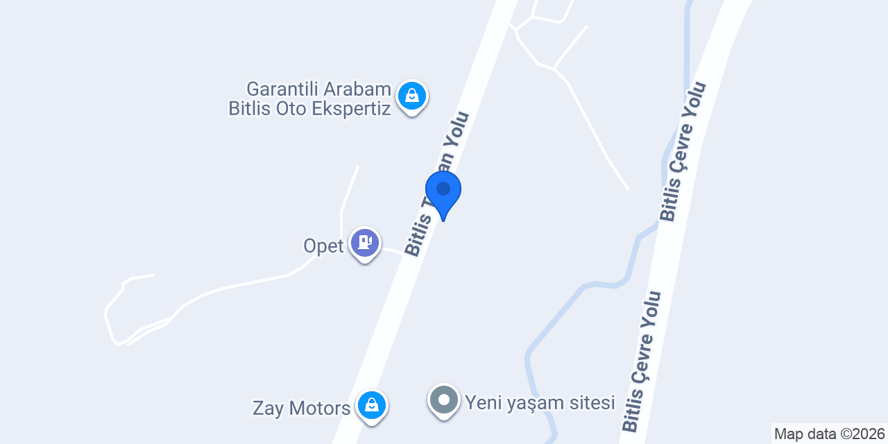 Bitlis Aydamak Çiğköfte konumu