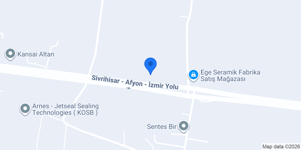 Ege Seramik Genel Müdürlük konumu