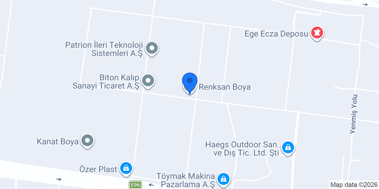 Renksan Boya konumu