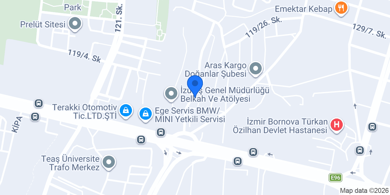 Mert Uluç Erkek Kuaför konumu