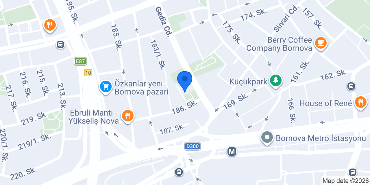 Berlin Coffee Shop Bornova konumu