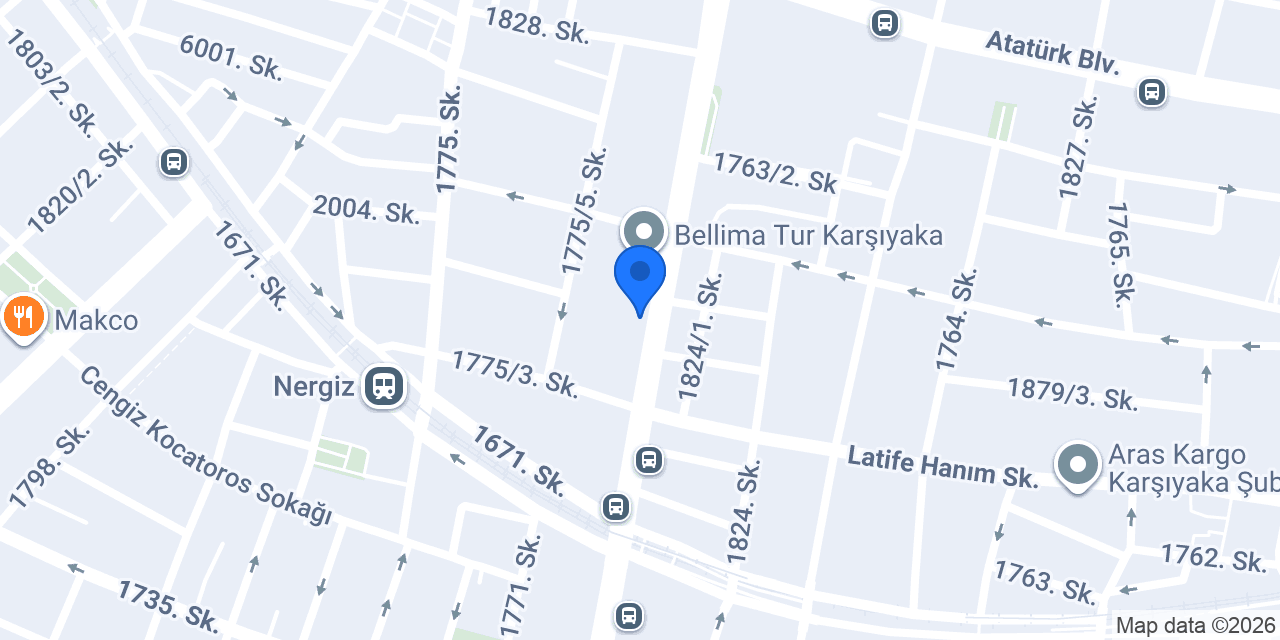 Girne Masaj Salonu Karşıyaka konumu