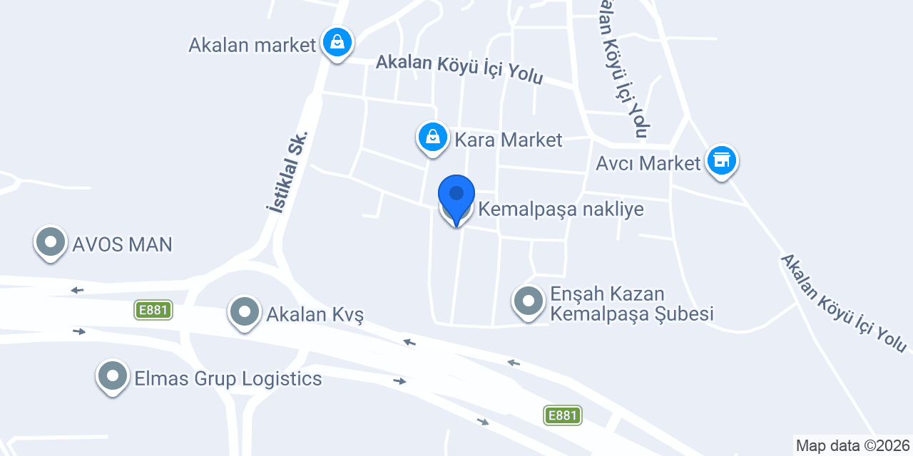 Kemalpaşa nakliye konumu