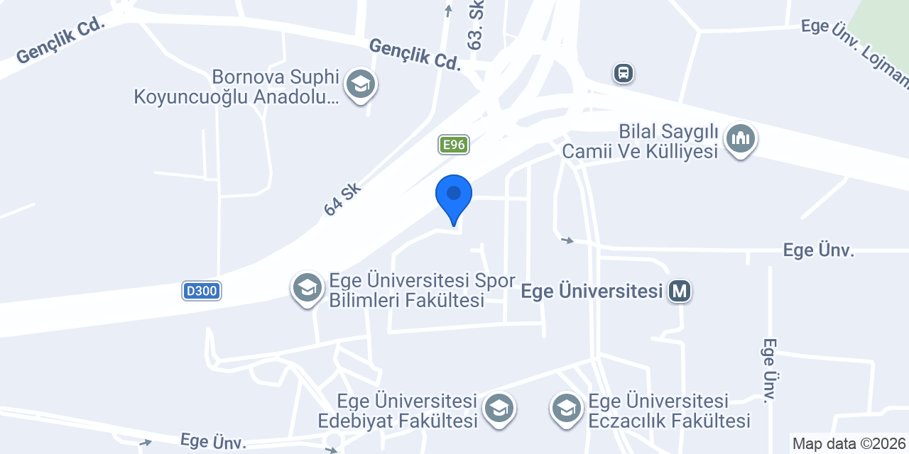 Özel Ege Gelişim Anaokulu konumu