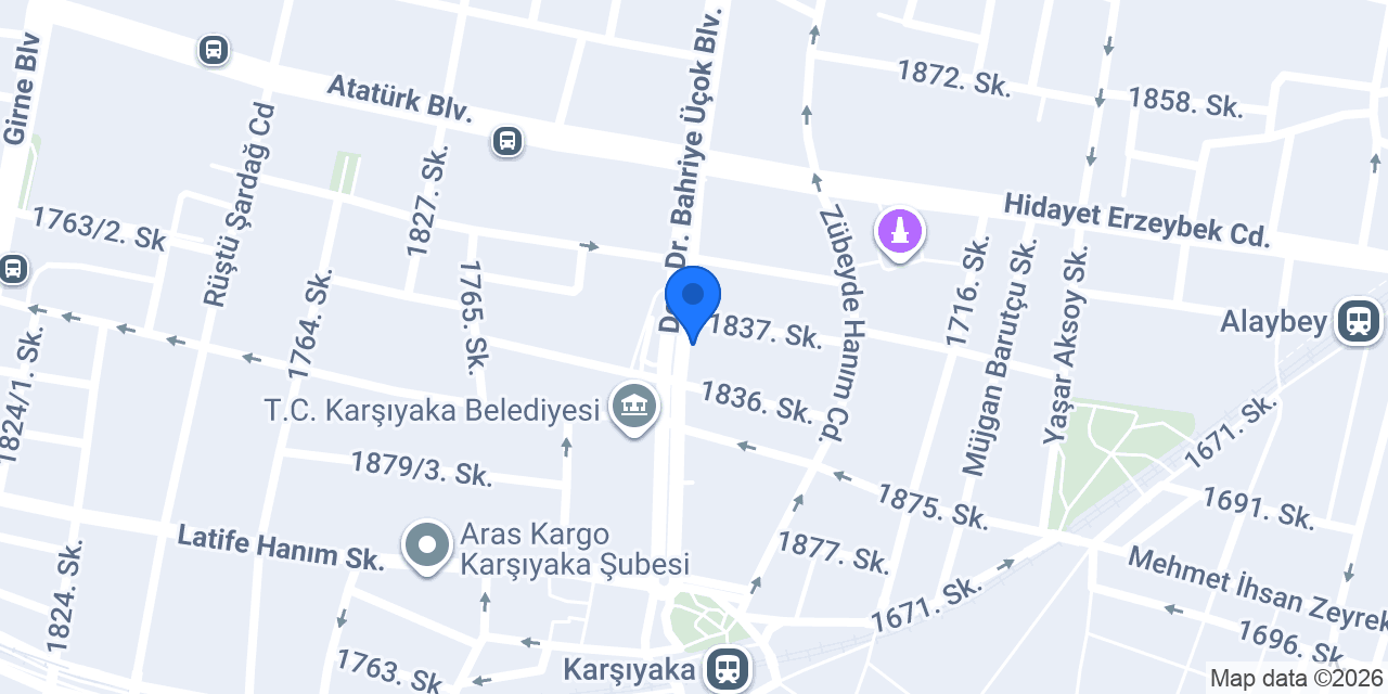 İzmir Avukat Ebrar Kapanşahin konumu