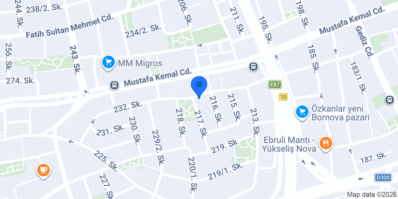 Ziraat Bankası Kazımdirik Şubesi konumu