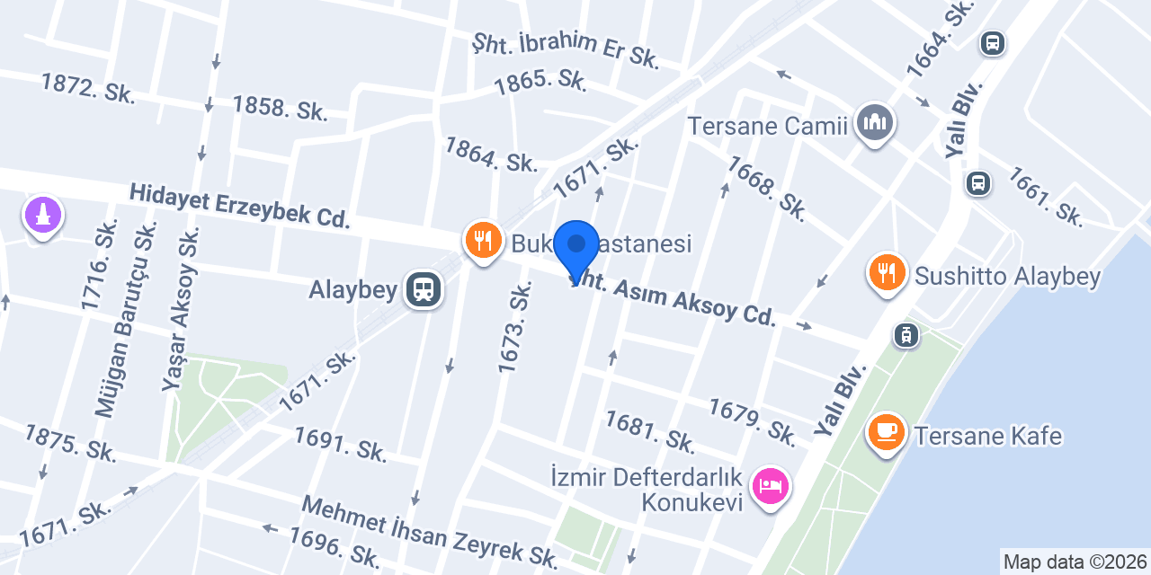 Diş Hekimi Derya Elik konumu