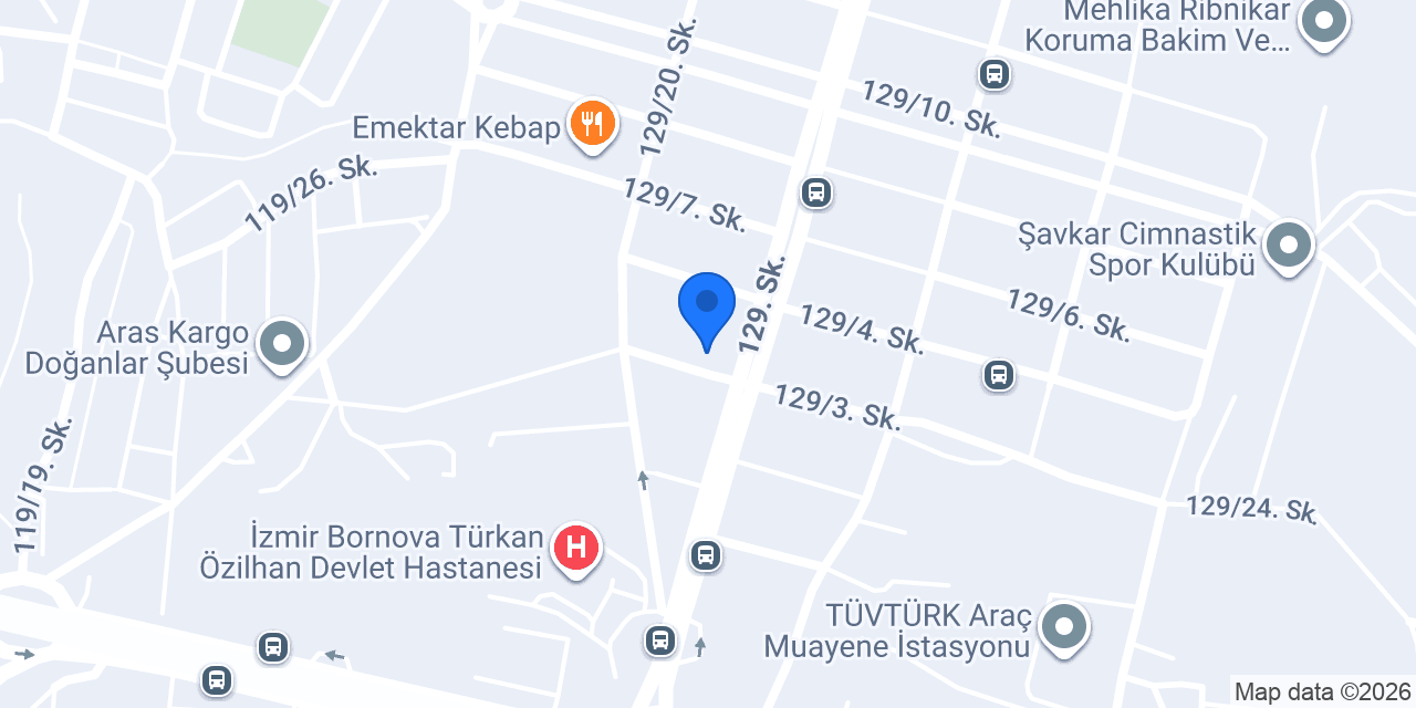 Öztek Teknik Hırdavat konumu