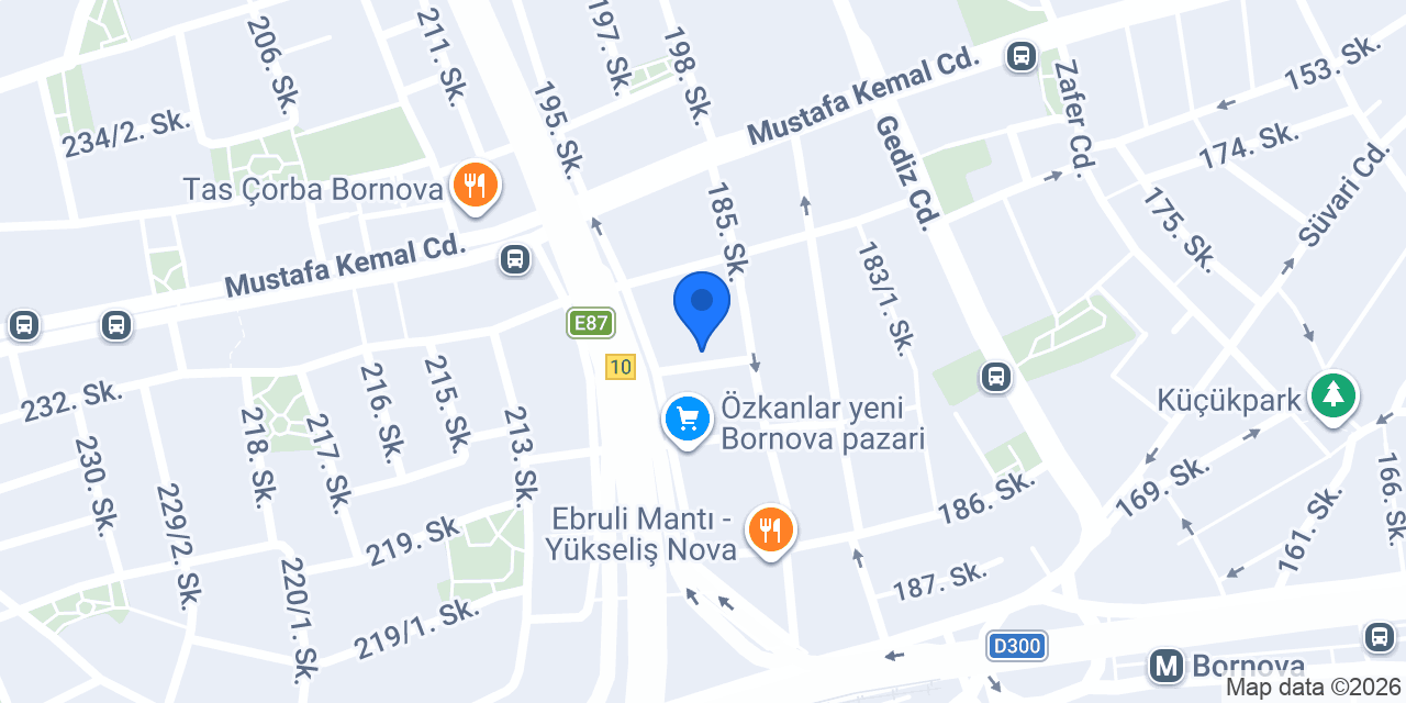 Neşeli Bahçe Anaokulu konumu