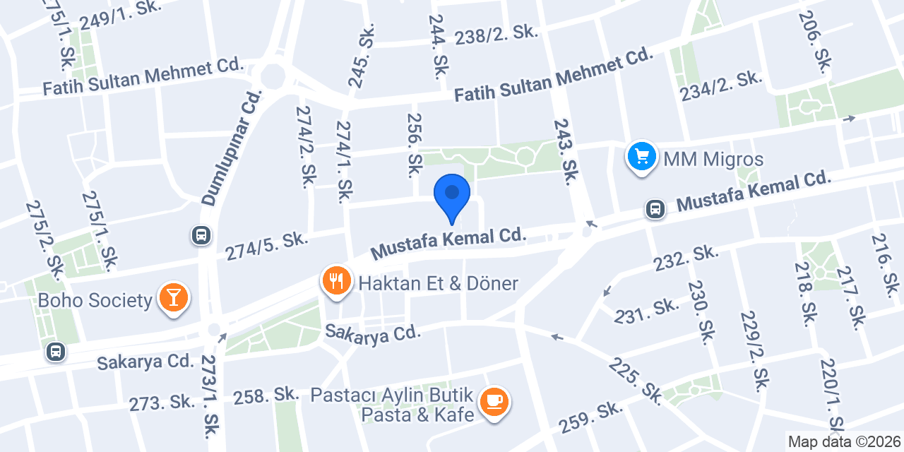 Gelato Roma - Bornova Şubesi konumu