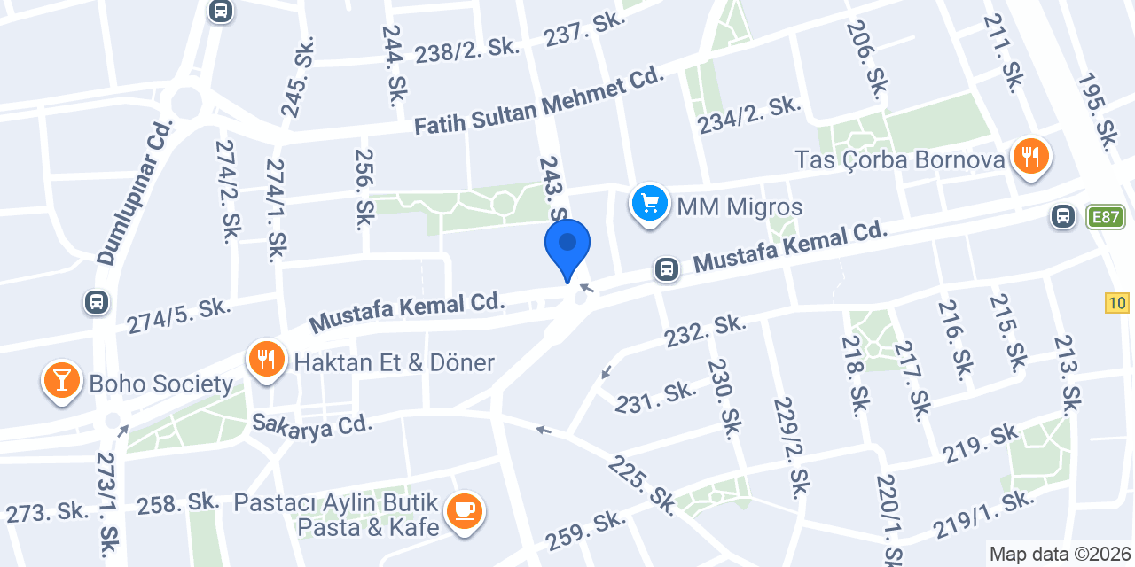 Çağdaş Taksi konumu