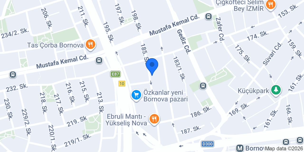 Yoldaş Exclusive Barber konumu