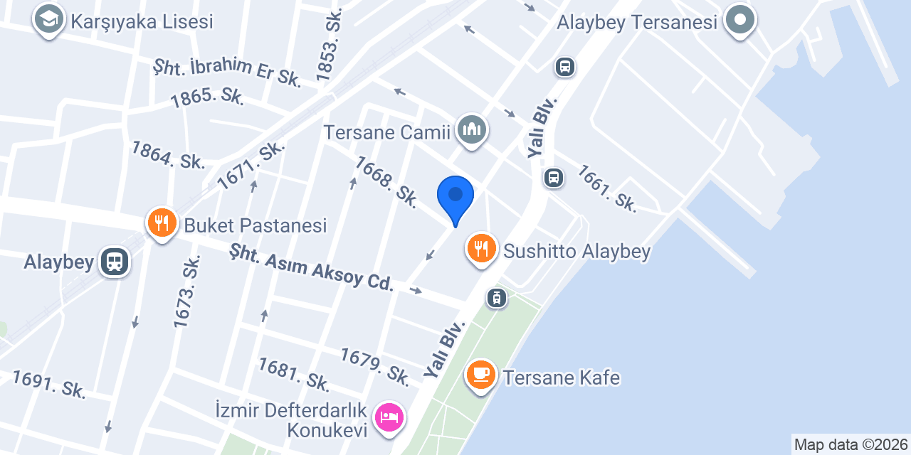 Yalı Motorlu Taşıtlar Sürücü Kursu konumu
