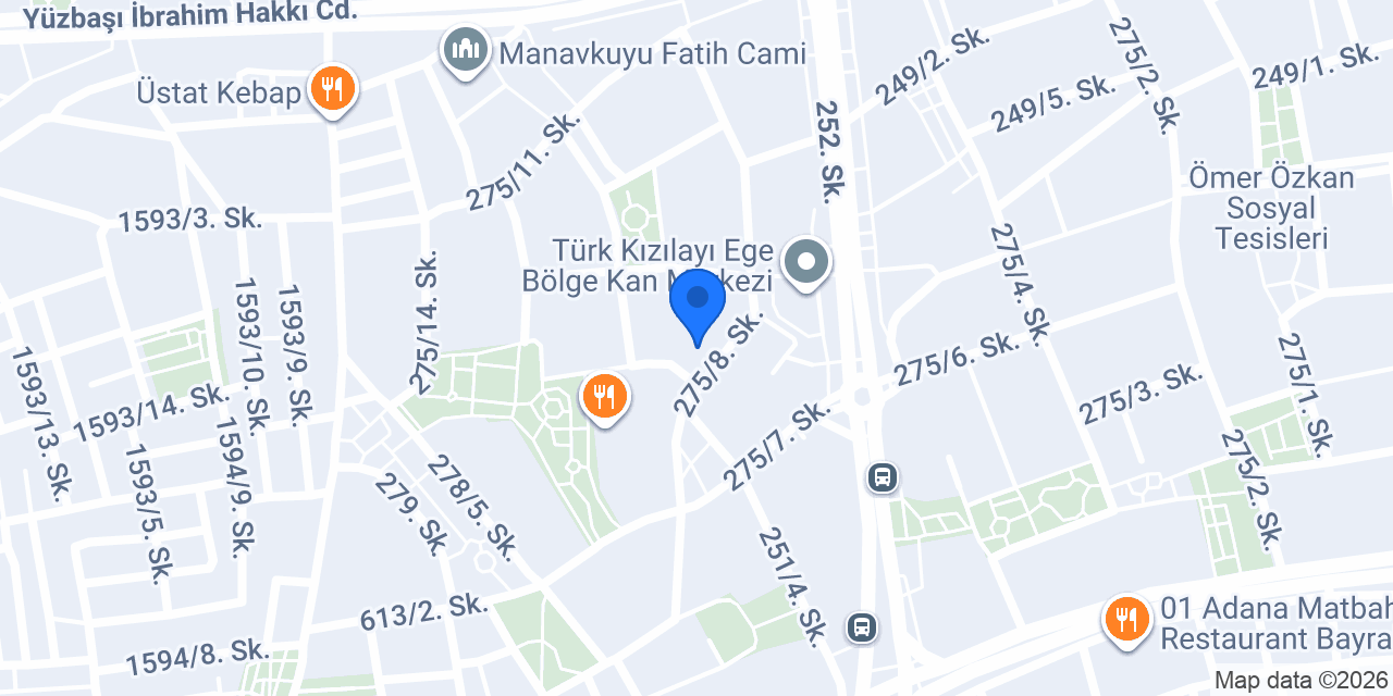 Bulvar Kasap Ekspres Şube konumu