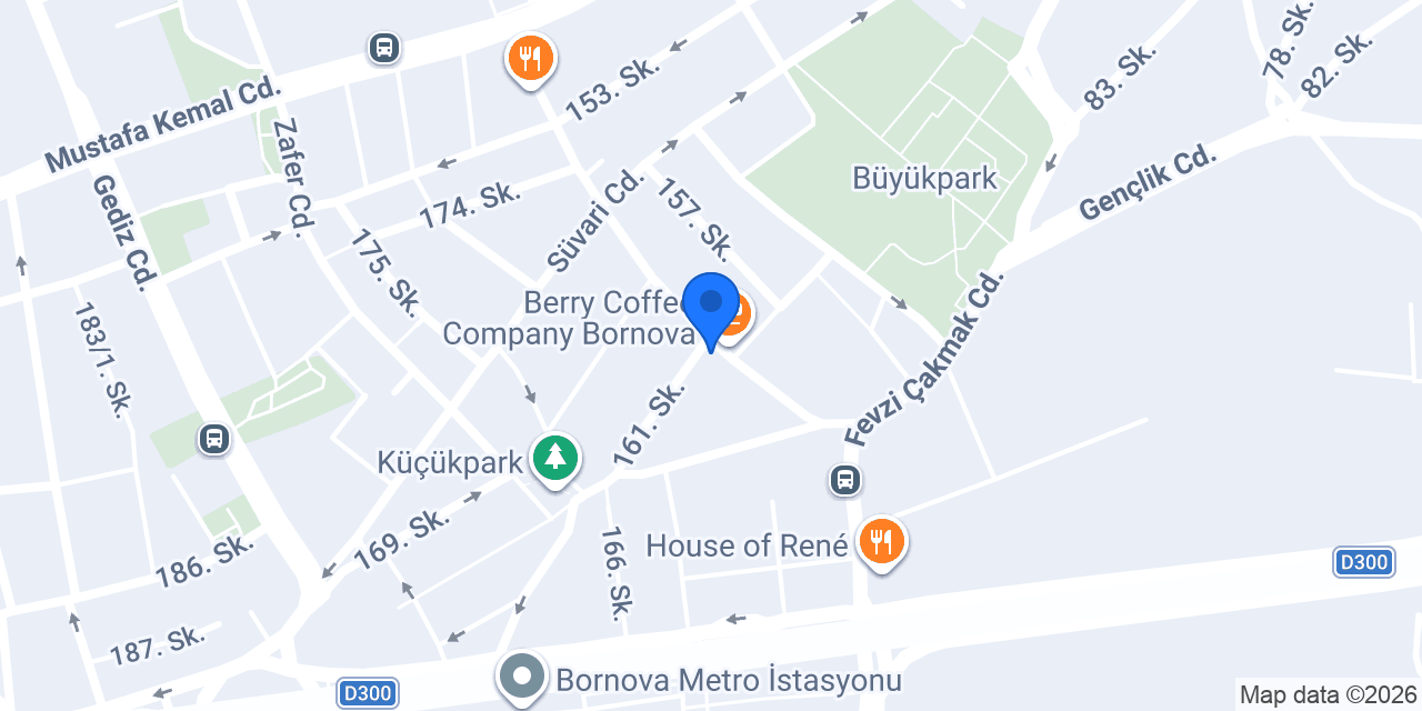 Topraktan patisserie konumu