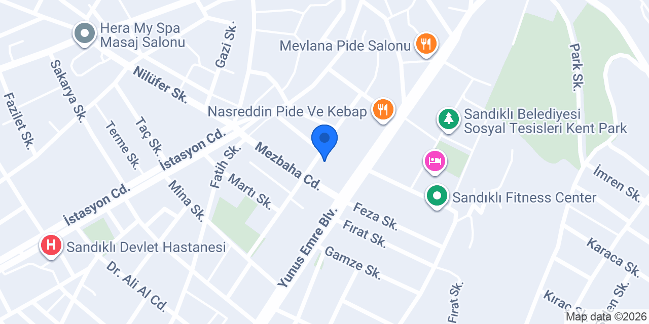 Hanımeli Organizasyon Evi konumu