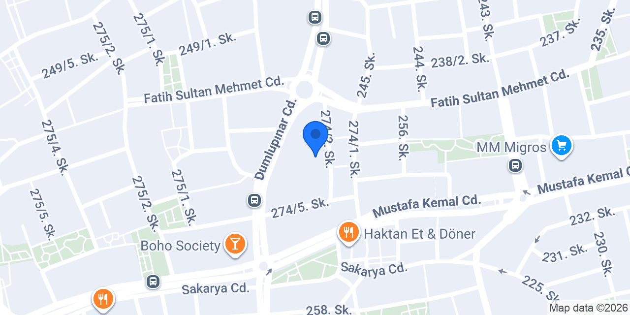 Mustafa Kemal Anadolu Lisesi konumu