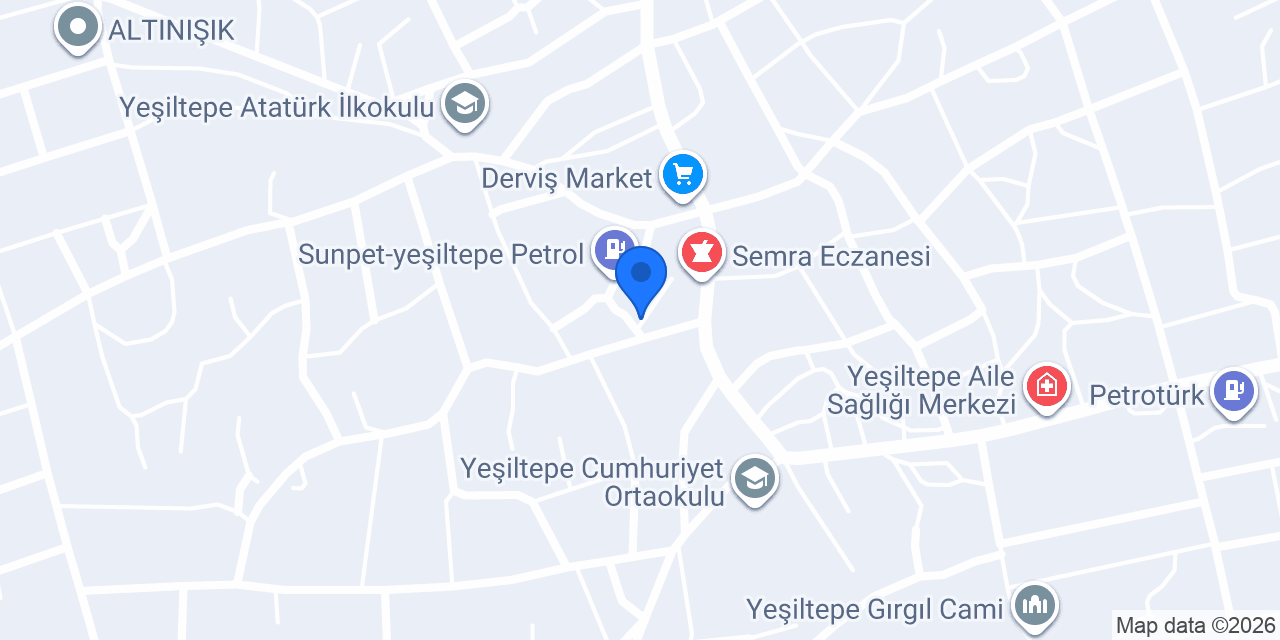 Ptt-yeşiltepe Şubesi konumu