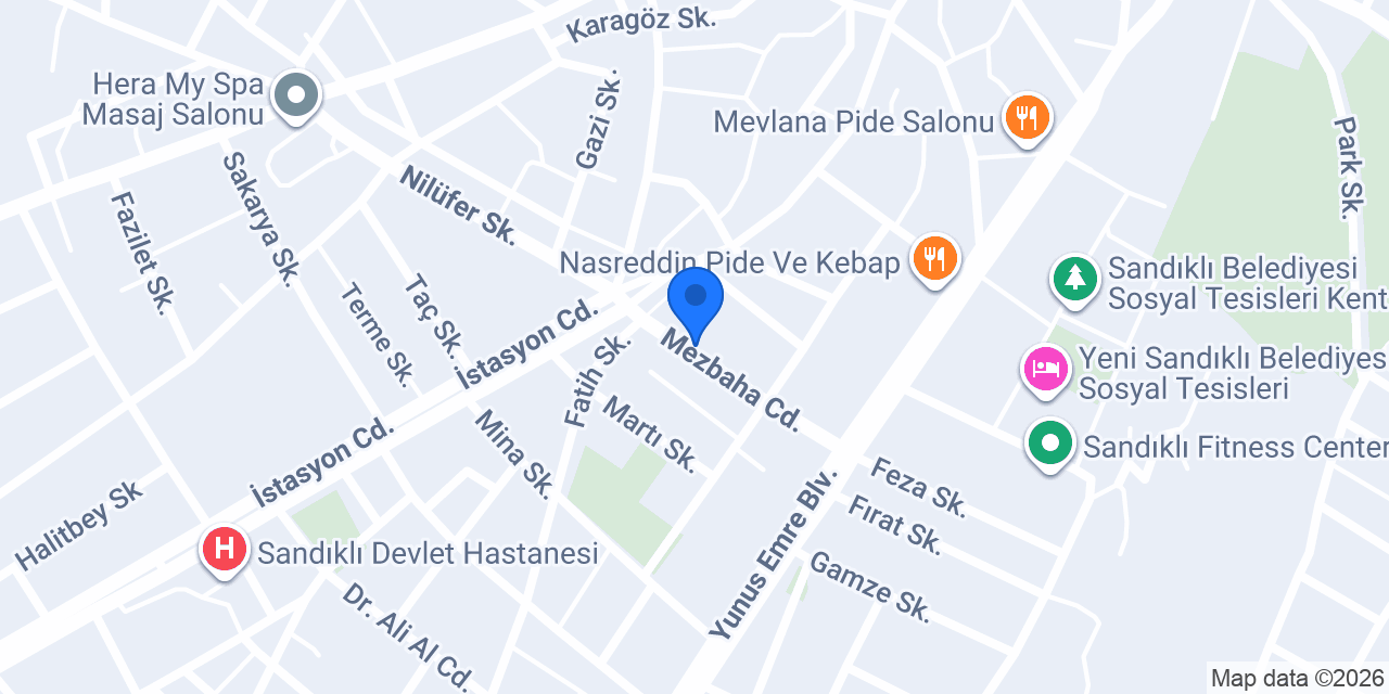 Sandıklı Samanyolu Çiçekçilik konumu