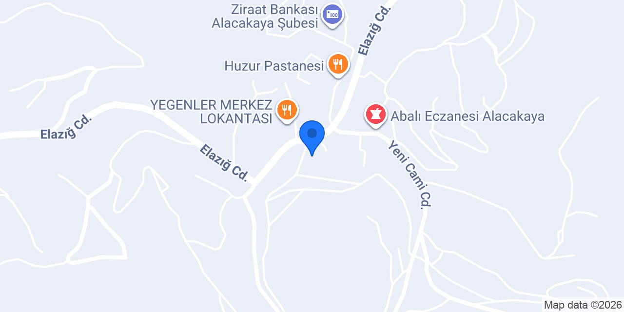 Alacakaya Asm konumu
