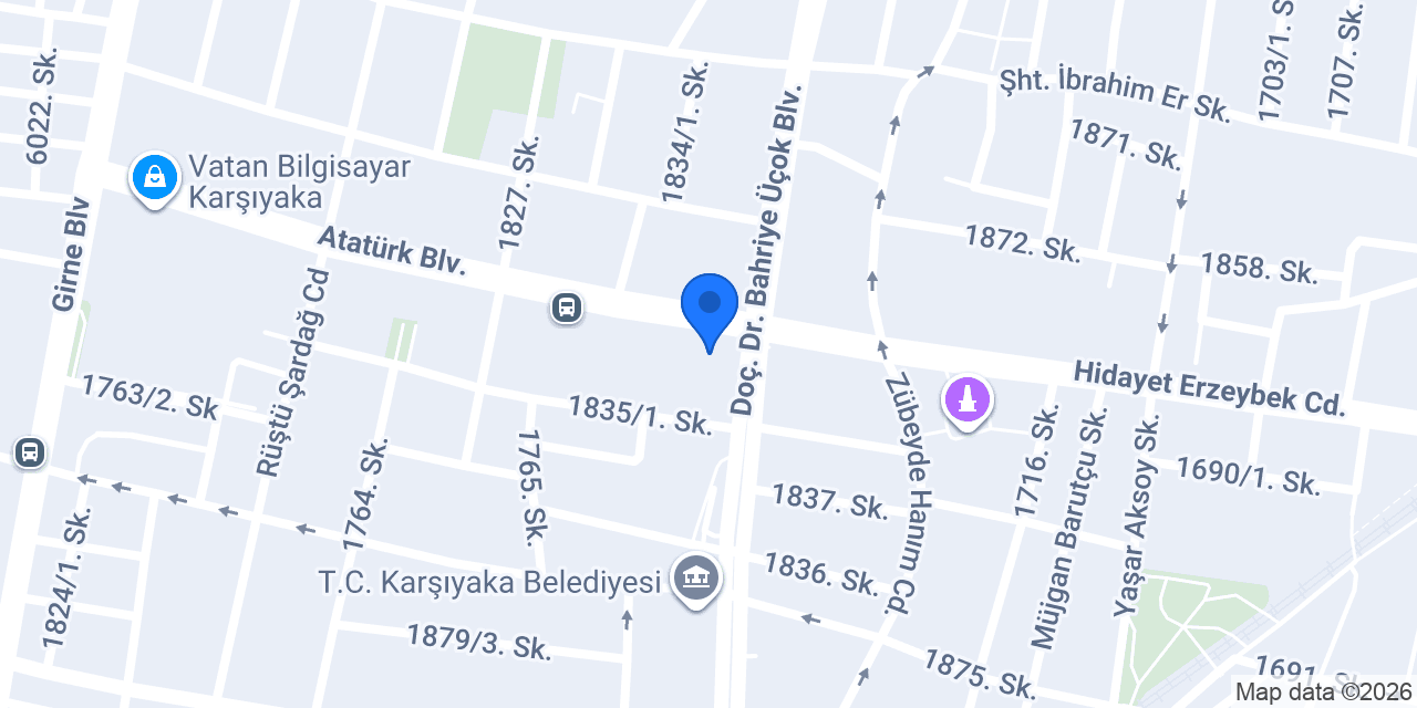 BORNOVA OPTİK konumu