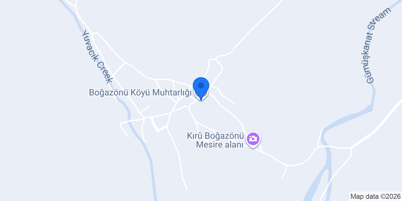 Boğazönü Köyü Muhtarlığı konumu