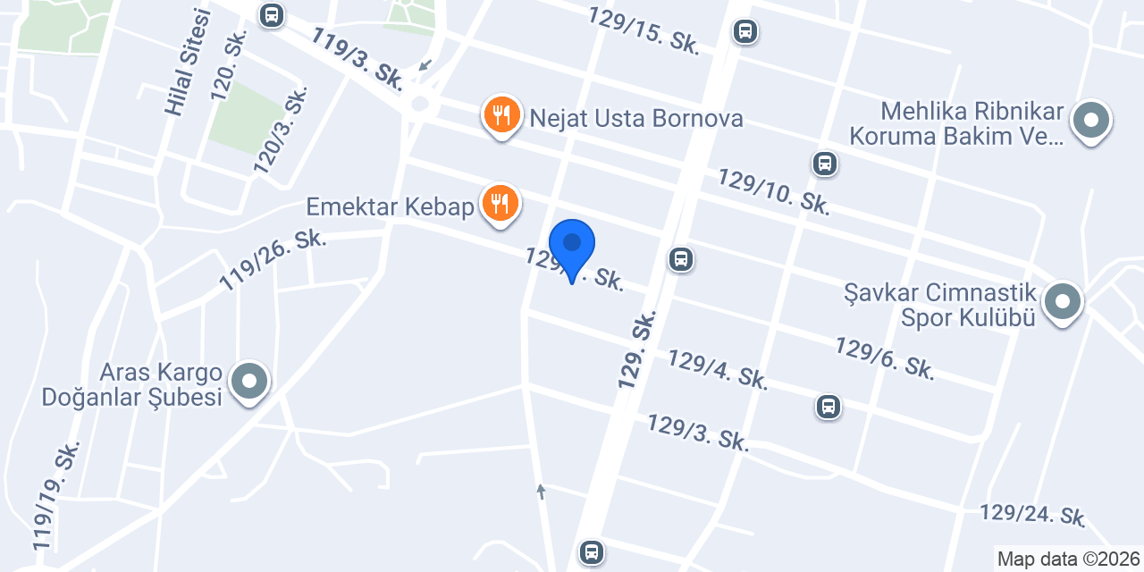 Merlas Oto Lastik konumu