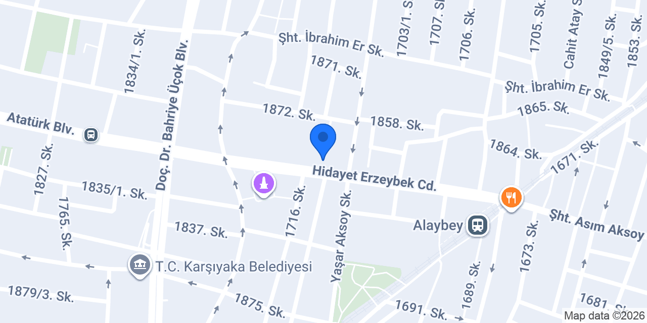 Nova Bilgisayar Academy Karşıyaka konumu
