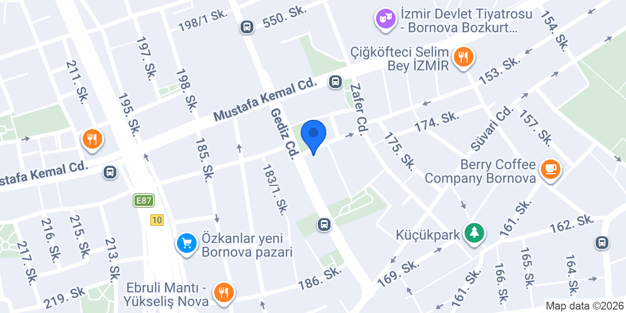 Aynalı Büfe konumu