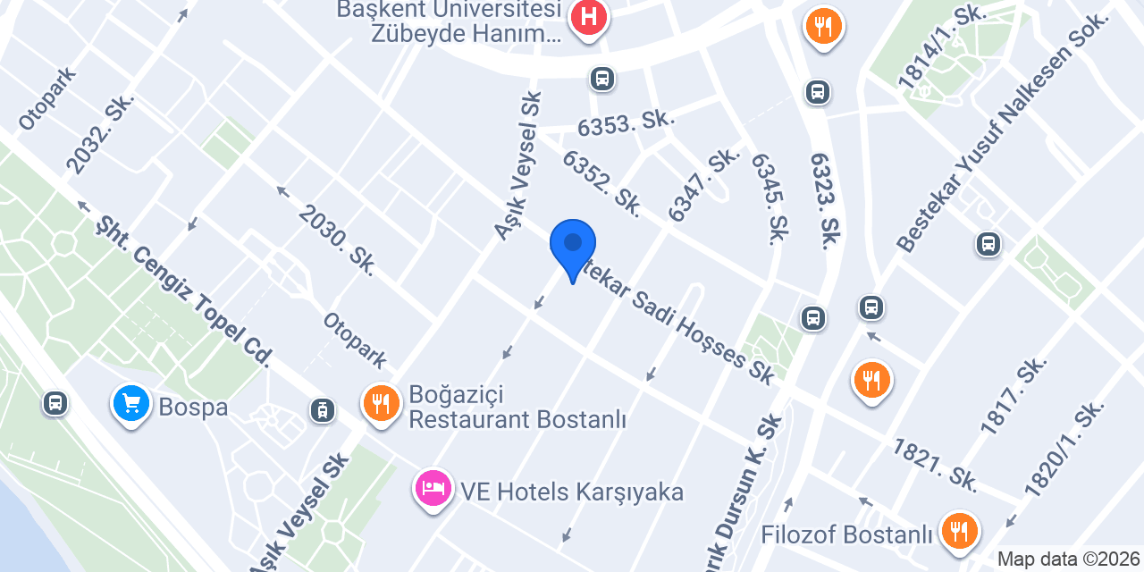 Stüdyo Pilates konumu