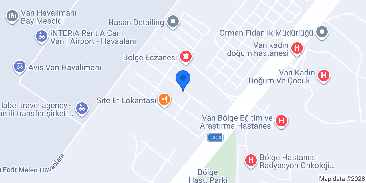 Volkan Otomotiv Van konumu